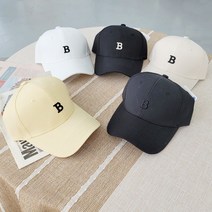 남녀공용 B로고 보스턴 심플 야구모자