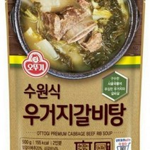수원식 우거지갈비탕 오뚜기 500g, 1개