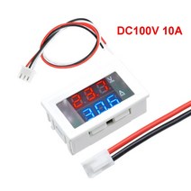 LCD 디지털 전압계 전류계 전력계 전압 전류 전력계 볼트 검출기 테스터 모니터48V 60V 72V DC 0-100V 10A, 05 Type 2