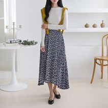 수키 주름 롱 스커트 1046763