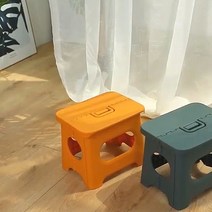 아기현관의자 아기 신발장 의자 간이 폴딩 접이식, 옐로우