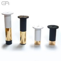 높이조절다리 가구 소파 협탁 거실장 높낮이조절 다리 발통, 긴기둥(140mm), 화이트