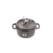 [스타우브] 원형 꼬꼬떼 냄비 16cm 그레이 ST101618, 상세설명 참조, 없음