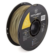 HATCHBOX ABS 3D 프린터 필라멘트 치수 정확도 +/- 0.03mm 1kg 스풀 1.75mm 레드, Bronze