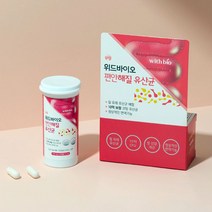위드바이오 편안해질 여성 질유래유산균 350mg x 30캡슐 (1개월분) 10억유산균 프리 프로바이오틱스 아연 신바이오틱스, 1개, 350mg x 30캡슐 (10.5g) (1개월분)