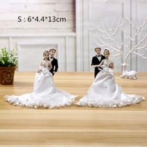 13cm 23cm 수지 웨딩 커플 인형 인형 로맨틱 웨딩 장식 유럽 웨딩 피규어 스위트 홈 액세서리|Figurines & Miniatures|, Couple M B