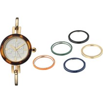 Tory Burch 여성 지지 뱅글 시계 28mm 골드 여성 메탈 손목 시계
