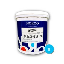 노루페인트 목재 방부목용 순앤수 우드스테인 1L 무광, 다크월넛, 1개