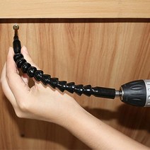전동공구액세서리 플렉시블 코브라 드릴 비트 연장 밴딩 홀더, 2샤프트-블랙-300mm