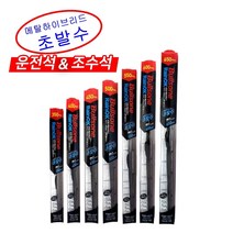 불스원 레인OK 메탈 하이브리드 초발수 와이퍼 2개 1세트, 650mm, 500mm