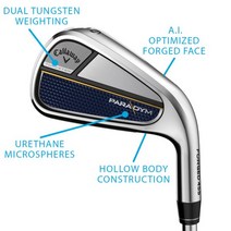 캘러웨이 남성 패러다임 아이언 140914, 오른쪽, Gap Wedge, True Temper Elevate MPH 95 + S