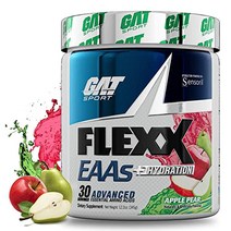 아르기닌 GAT Sport Flexx EAAs + Hydration Advanced Essential Amino Acids 30 Servings (Beach Blast), Apple Pear