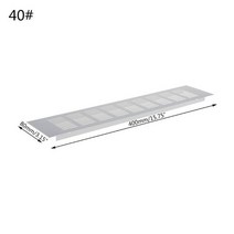 창틀환풍기 멀티 사이즈 알루미늄 합금 에어 벤트 천공 시트 웹 플레이트 환기 그릴, 40cm