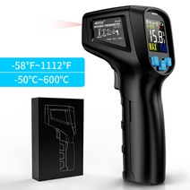 스마트폰열화상카메라 열감지카메라 온도계 디지털 800도 적외선 온도계 화상 레이저 온도, 1-600c