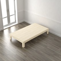 블리스데코 편백나무 평상형 슈퍼싱글 침대(매트제외) DLA049_C, 원목