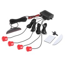 자동 후방 백업 레이더 시스템 사운드 경고 주차 지원 LED 디스플레이 거리 감지 알람 키트 보안, 06 Pearl White