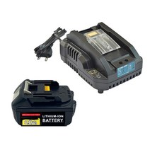 18v 20v 주피터 6Ah 대용량 배터리 마끼다 호환 충전기 세트 JBL-1860B, 1개