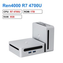 2023GenMachine게임용미니PC Ren40004700U AMDRyzen7CPU2.0GHz 최대Windows10/11DDR4WiFi6신, 048GB1TB_03UK