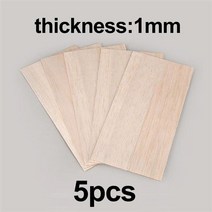 목공 목공재료 1/1.5/2/3mm 경량 공예 보드 모델 완구 빌딩 조각 교육용 DIY 액세서리 발사 우드 칩, 02 100X200mm-5PCS_02 1.5mm