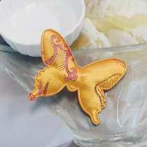 명절 나비 초음파장식 (10개 묶음), 옐로우