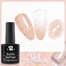 네일흡진기 BOZLIN-오로라 파우더 5ml 매직 크롬 리퀴드 미더스트 메탈릭 미러 효과 네일 젤 폴리쉬 래커, 17 Gold Flake 04
