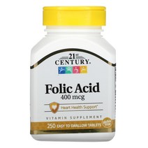 21세기 센트리 엽산 400mcg 250정, 1개, 250개