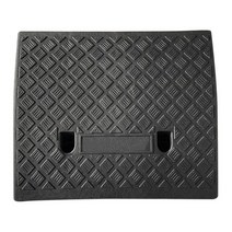 문턱경사로커브 램프 튼튼한 플라스틱 임계 매트 패드 1 개 휴대용 경량 PVC 자동차 트레일러 트럭 자전거, 01 Black