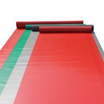 미끄럼 방지 매트 고무판 멀티 발판 깔개 받침대 패드, 3.5미터x5미터 그린 도트 패턴