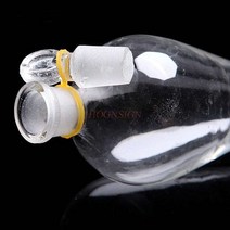 배 모양의 분리 깔때기 125ml 원추형 깔때기 125ml 유수 분리 화학 실험 장비