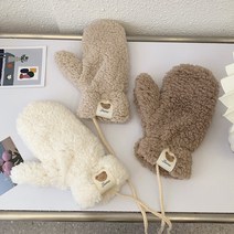 스킷 뽀글이 베어베어 귀요미 벙어리 장갑