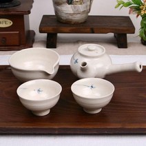 여주공방 청화 베이지 2인 다기세트 (다기/예쁜잔/청자다기/찻잔/도자기찻잔/부부다기/전통다기/인다기/주기/컵/잔/주방용품/건강/생활 추천), 상세페이지 참조, 상세페이지 참조