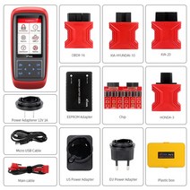 bmw코딩프로그램 Xtool-X100 Pro2 자동차 코드 리더 스캐너 자동 키 ECU 프로그래머 OBD2 보정 X100 Pro 2 OBD 진단 도구, [01] X100 pro2, [06] 독일