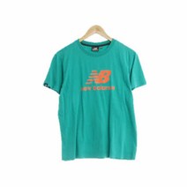 뉴발란스스포츠 에메랄드그린 면 빅로고반팔티 남자 M [100] 2244