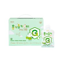 함소아 홍키통키 프라임 그린 유아홍삼, 150개입, 15ml