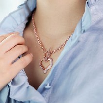 [팝콘베리] 하트와 언약 은 목걸이