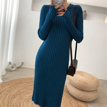 르엠마 햅번 투피스 스웨터 니트 겨을 원피스(Set)