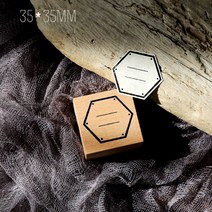 느티나무 원목 DIY 꾸밈 도장 편지 데코 팬시 스탬프, 앤티크 인감 11