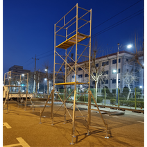 조립식 600폭 틀비계 2단세트 사다리대용 고소작업대 가설재