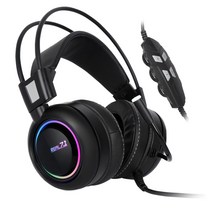 ABKO HACKER B980 리얼 7.1 RGB 진동 게이밍 헤드셋 블랙, 상세페이지 참조, 상세내용표시
