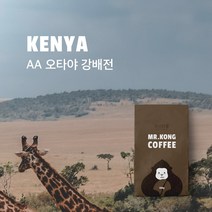 미스터콩 케냐 AA 오타야 강배전 (당일로스팅 원두커피), 중간분쇄(더치커피), 200g