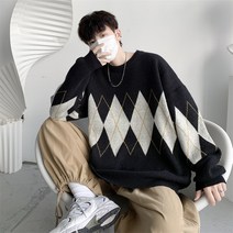 FANSYLI 남자 도톰 스웨터 가을 겨울 니트
