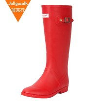 레인부츠녀 봄여름 패션 시니어 하이 통 가드 부츠 레인부츠 미끄럼 방지용 고무 방수부츠 여성레인부츠 여자레인부츠 낚시장화 남자레인부츠 비올때신발