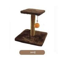 단층 1층 캣타워 좁은공간 미니 스크래쳐 타워 브라운 :WN DUGHY 사모 + 325037487, 쿠팡 갓블레스 레오파드_{축01), 쿠팡 갓블레스 본상품선택_{축01)