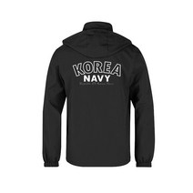 네이비멀티샵 바람막이 후드내장형 코리아네이비(검/흰)