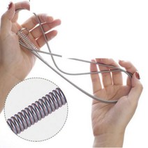 1.5mm 휘어지는 와이어 솔 냉장고관 하수구 배관 깊은 곳 청소 스프링 노폐물 브러시
