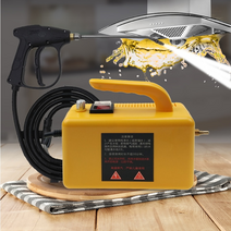 스팀청소기 무선고압스팀 분사기 가정용 산업용 110v 220v 전 2600w 휴대용, 블랙 2, 영국
