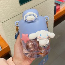 구옥 계구 배꼽 물컵 트리탄 여자 쿨로미 빨대컵 플라스틱, 남옥계개, 550마라