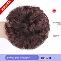 리얼 헤어 링 완자 헤어 장식 가발 여반 헤어 링 그립 앤티크 가발 가방 나른인 볼륨 신기, 신시】 】, 하나
