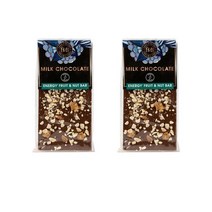홀랜드앤바랫 에너지 밀크 초콜릿 과일 견과류 바 111g Holland & Barrett Energy Milk Chocolate Fruit Nut Bar, 2팩