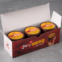 맵지만 오징어젓갈에 날치알듬뿍 넣은 매운비빔젓갈, 더매운맛, 120g, 3개